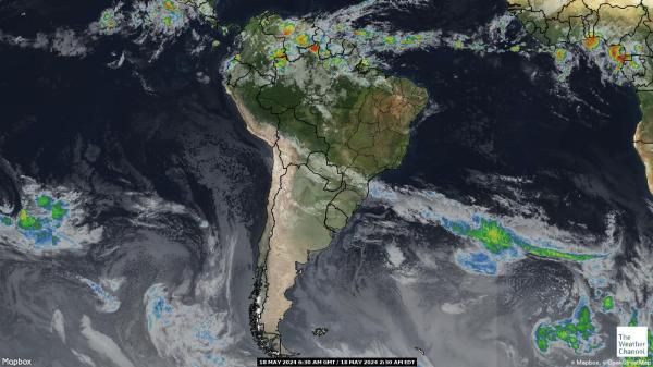 Arjantin Hava bulut haritası 