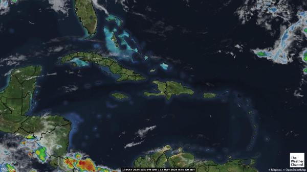 Aruba Vremenska prognoza, Satelitska karta vremena 
