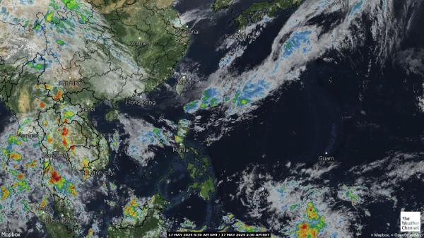 Азія Погода хмарної карти 