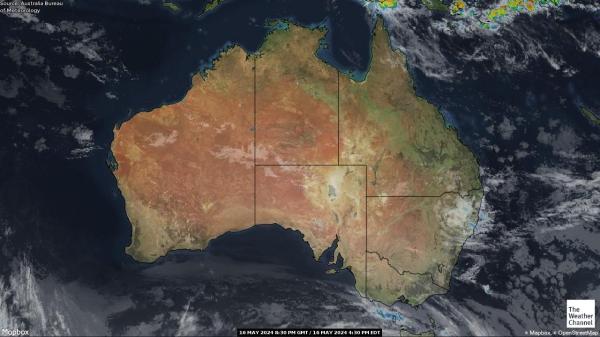 Австралия Погода облако карту 