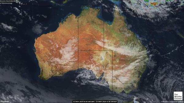 澳大利亞 天氣雲圖 
