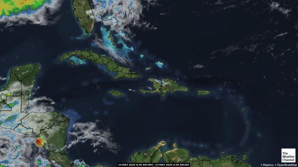 Bahamas Weather Cloud Map 