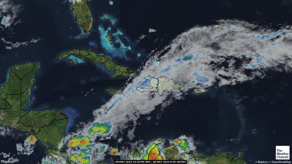 Bahamas Météo nuage carte 