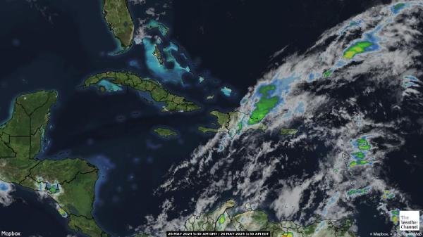 Bahamas Bản đồ thời tiết đám mây 