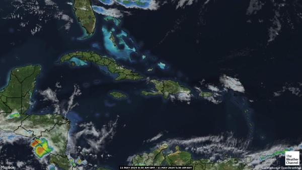 Bahama Sää pilvi kartta 