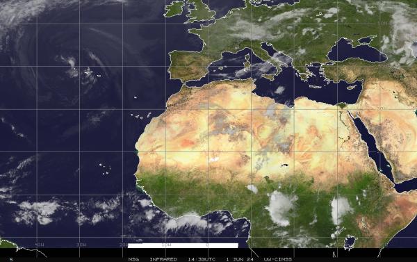 Bahrain Időjárás felhő térkép 