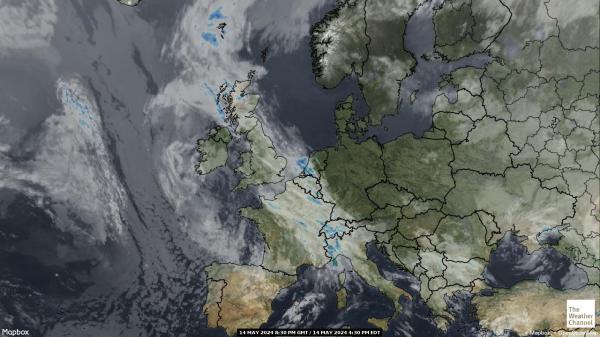 Belgium Weather Cloud Map 