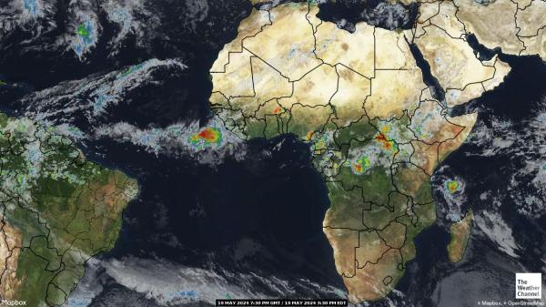 Бенин Погода облако карту 