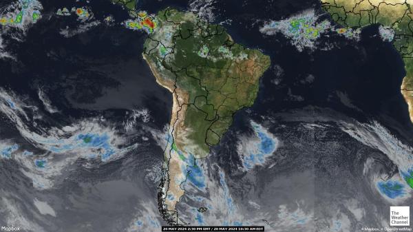 Bolivija Vremenska prognoza, Satelitska karta vremena 