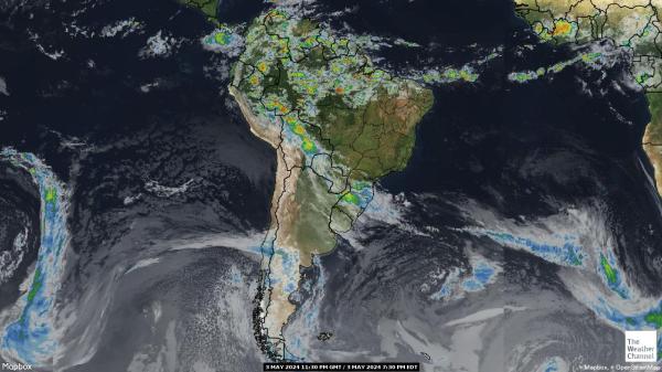 Bolivia Weather Cloud Map 