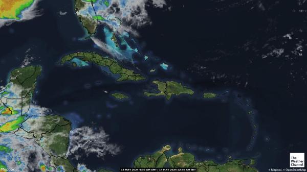 Bonaire, Saint Eustatius i Saba Vremenska prognoza, Satelitska karta vremena 