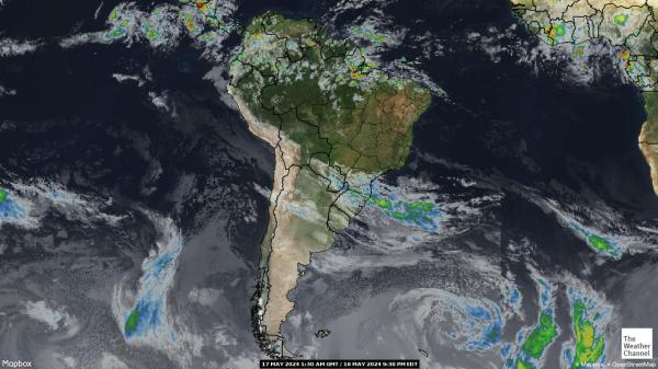 البرازيل خريطة الطقس سحابة 