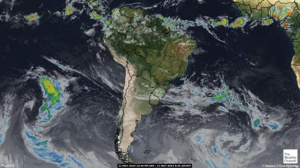 Brezilya Hava bulut haritası 