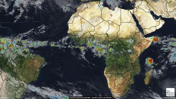 Бурунди Погода облако карту 