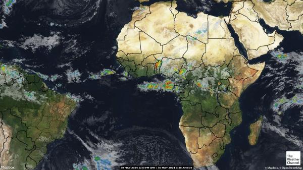 Burundi Hava bulut haritası 