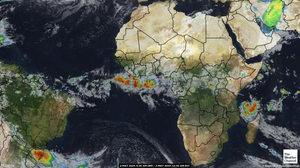 Cameroon Weather Cloud Map 