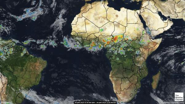 Kamerun Vremenska prognoza, Satelitska karta vremena 