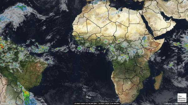 Cape Verde Vremenska prognoza, Satelitska karta vremena 
