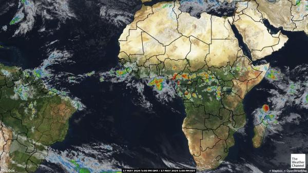 Cape Verde Vremenska prognoza, Satelitska karta vremena 