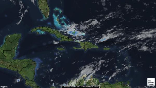 Karibi Vremenska prognoza, Satelitska karta vremena 