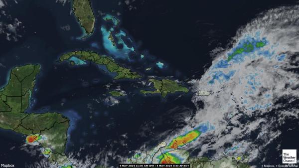Karibi Vremenska prognoza, Satelitska karta vremena 