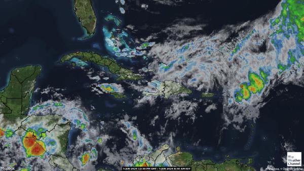 Cayman Adaları Hava bulut haritası 