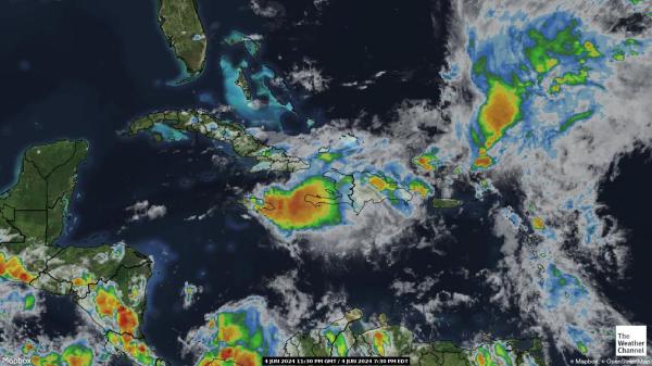 Cayman Inseln Wetter Wolke Karte 