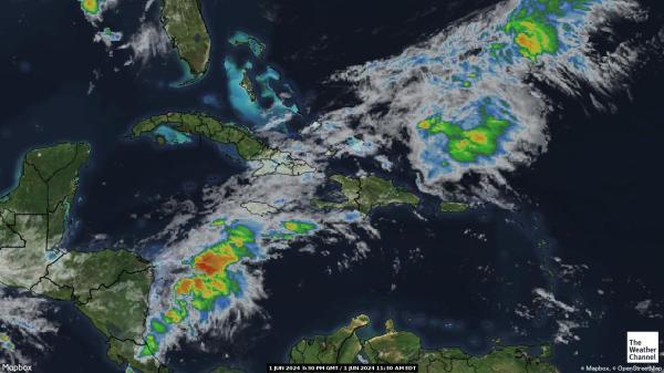 Quần đảo Cayman Bản đồ thời tiết đám mây 