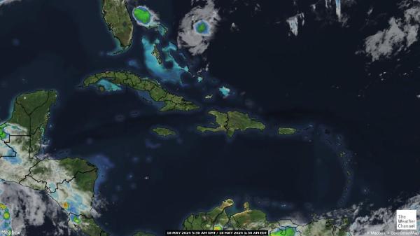 Cayman Adaları Hava bulut haritası 