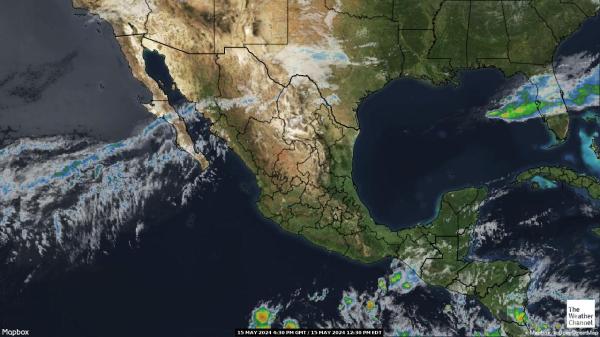 Κεντρική Αμερική Καιρός σύννεφο χάρτη 