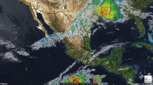 Orta Amerika Hava bulut haritası 