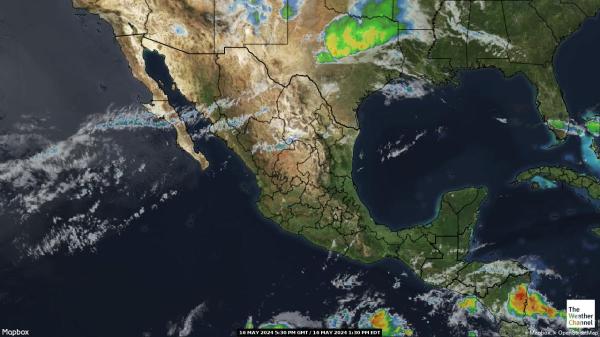 أمريكا الوسطى خريطة الطقس سحابة 