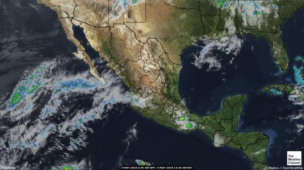 Srednja Amerika Vremenska prognoza, Satelitska karta vremena 
