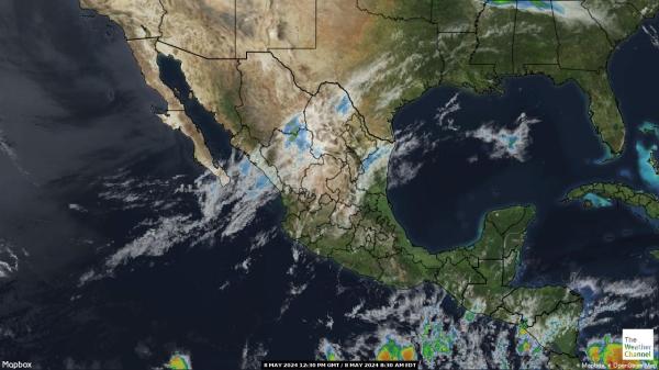 Srednja Amerika Vremenska prognoza, Satelitska karta vremena 