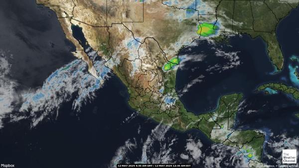Trung Mỹ Bản đồ thời tiết đám mây 
