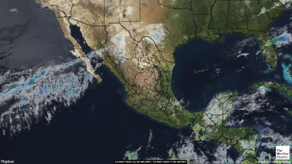 Centroamérica Mapa del tiempo pronóstico nube 