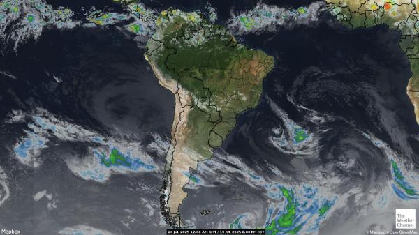 Chile Weather Cloud Map