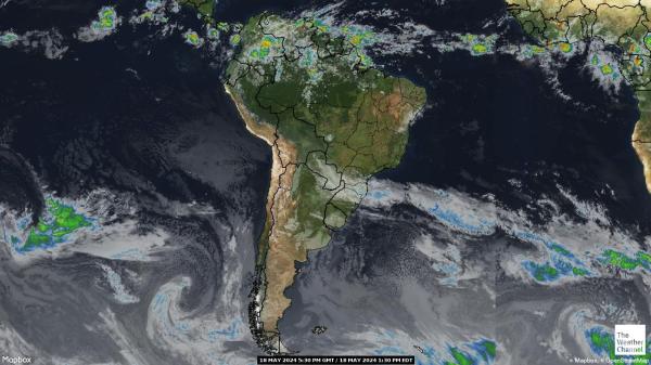 Şili Hava bulut haritası 