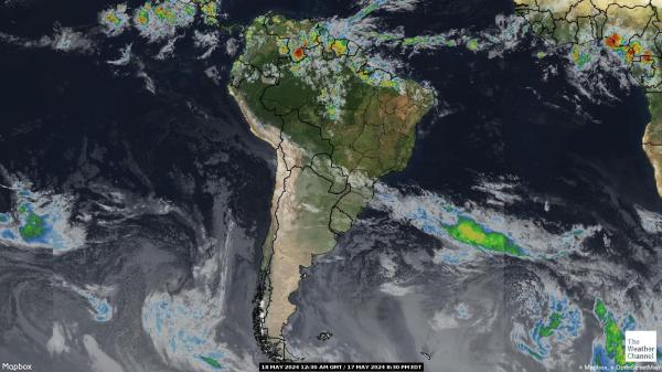 Kolombiya Hava bulut haritası 