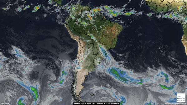 Colombia Previsão do tempo nuvem mapa 