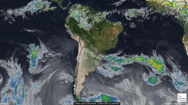 Colombia Vær sky kart 