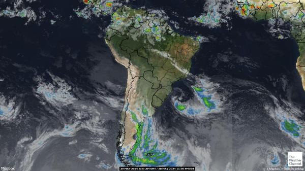 Колумбия Погода облако карту 