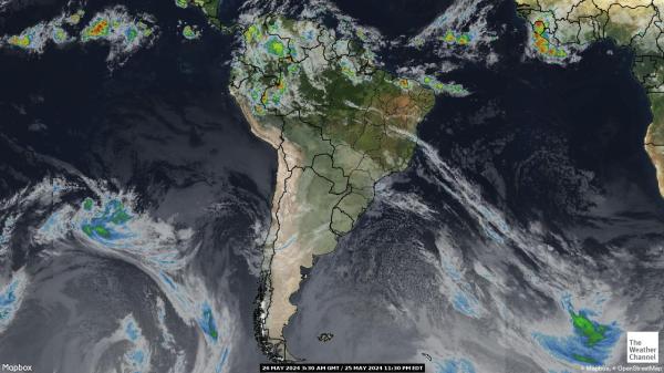 Κολομβία Καιρός σύννεφο χάρτη 
