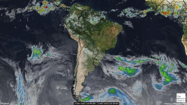 Colombia Bản đồ thời tiết đám mây 
