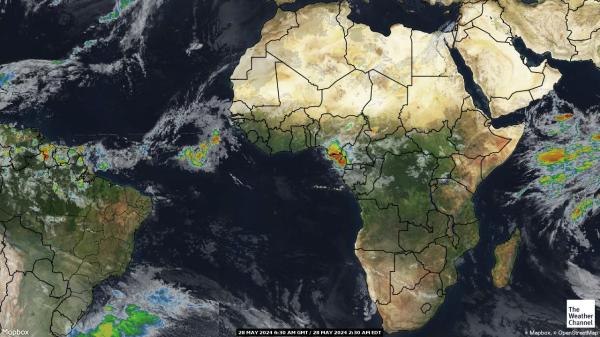 剛果 - 布拉柴維爾 天氣雲圖 