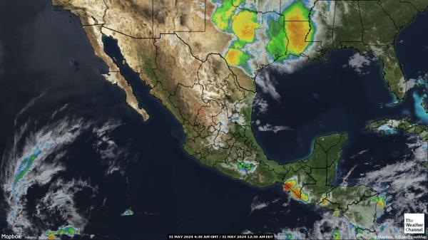 Коста-Рика Погода облако карту 