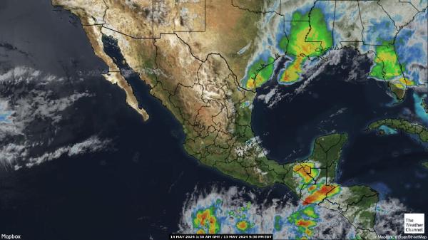 Kostarika Vremenska prognoza, Satelitska karta vremena 