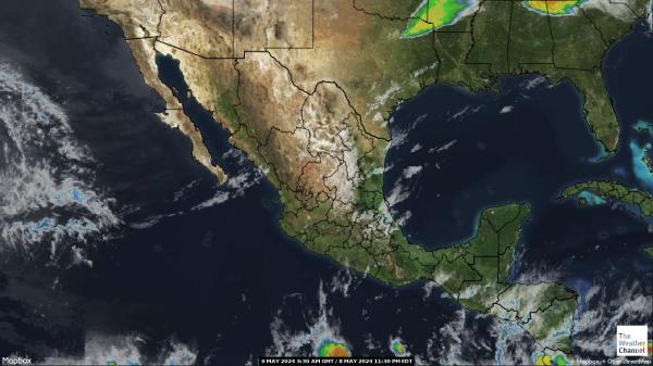 كوستاريكا خريطة الطقس سحابة 
