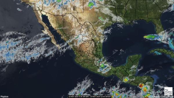Costa Rica Weather Cloud Map 