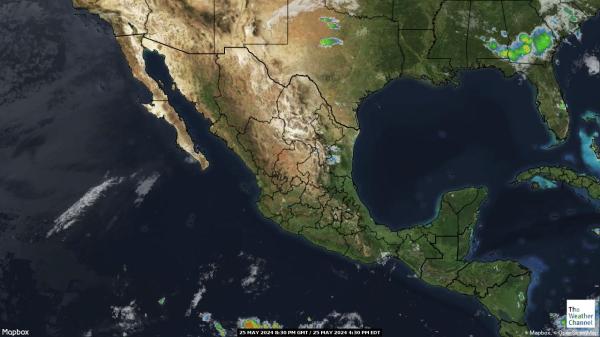 哥斯达黎加 天气云图 